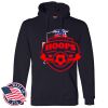 Honor Flight - Adult USA Made Pullover Heavyweight Hooded Sweatshirt Thumbnail