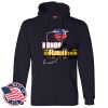 Honor Flight - Adult USA Made Pullover Heavyweight Hooded Sweatshirt Thumbnail