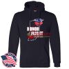 Honor Flight - Adult USA Made Pullover Heavyweight Hooded Sweatshirt Thumbnail