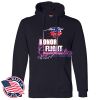 Honor Flight - Adult USA Made Pullover Heavyweight Hooded Sweatshirt Thumbnail