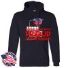 Honor Flight - Adult USA Made Pullover Heavyweight Hooded Sweatshirt Thumbnail