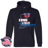Honor Flight - Adult USA Made Pullover Heavyweight Hooded Sweatshirt Thumbnail