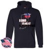 Honor Flight - Adult USA Made Pullover Heavyweight Hooded Sweatshirt Thumbnail
