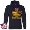 Honor Flight - Adult USA Made Pullover Heavyweight Hooded Sweatshirt Thumbnail