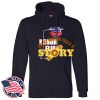Honor Flight - Adult USA Made Pullover Heavyweight Hooded Sweatshirt Thumbnail