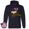 Honor Flight - Adult USA Made Pullover Heavyweight Hooded Sweatshirt Thumbnail