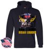 Honor Flight - Adult USA Made Pullover Heavyweight Hooded Sweatshirt Thumbnail