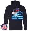 Honor Flight - Adult USA Made Pullover Heavyweight Hooded Sweatshirt Thumbnail