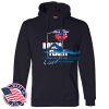 Honor Flight - Adult USA Made Pullover Heavyweight Hooded Sweatshirt Thumbnail