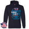 Honor Flight - Adult USA Made Pullover Heavyweight Hooded Sweatshirt Thumbnail